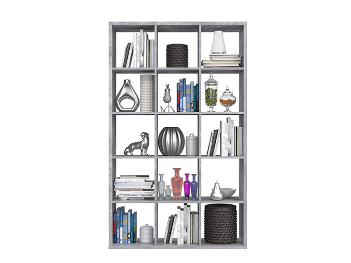 mauro-minimal-high-book-case-with-15-recesses-optic-light-grey-177cm