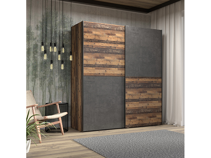 dederik-2-door-sliding-wardrobe-vintage-wood-and-optic-dark-grey-170-3cm-x-61-2cm-x-190-5cm