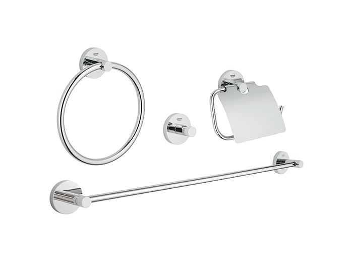 grohe-cube-shape-chrome-bathroom-fittings-set-of-4-pieces