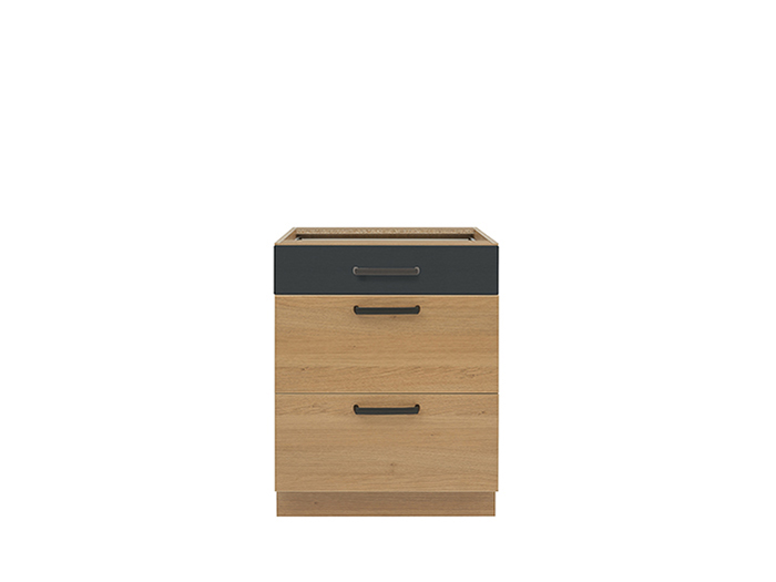 semi-line-kitchen-lower-cabinet-with-3-drawers-volcanic-grey-oak-colour-60cm