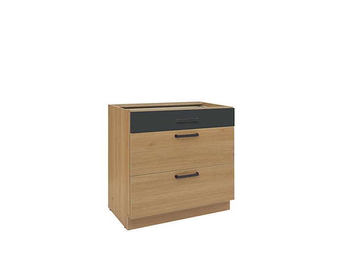 semi-line-kitchen-lower-cabinet-with-3-drawers-volcanic-grey-oak-colour-80cm