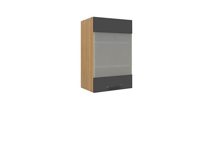 semi-line-kitchen-1-glass-door-upper-cabinet-volcanic-grey-oak-colour-40cm