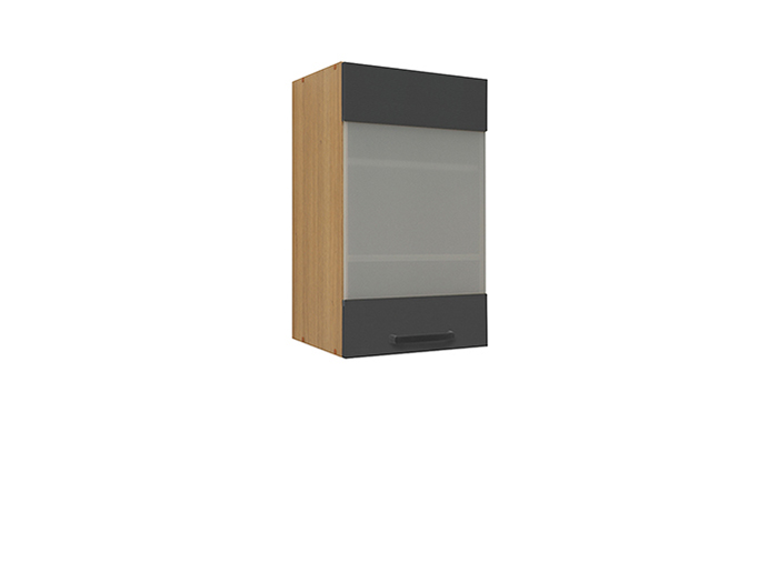 semi-line-kitchen-1-glass-door-upper-cabinet-volcanic-grey-oak-colour-45cm