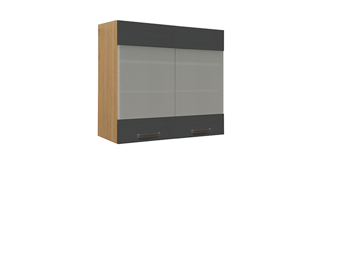 semi-line-kitchen-2-glass-doors-upper-cabinet-volcanic-grey-oak-colour-80cm