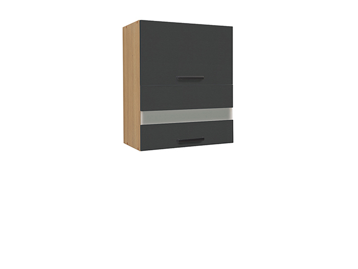 semi-line-kitchen-glass-strip-2-door-gas-lift-upper-cabinet-volcanic-grey-oak-colour-60cm