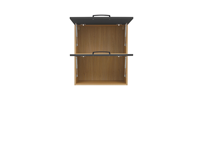 semi-line-kitchen-glass-strip-2-door-gas-lift-upper-cabinet-volcanic-grey-oak-colour-60cm