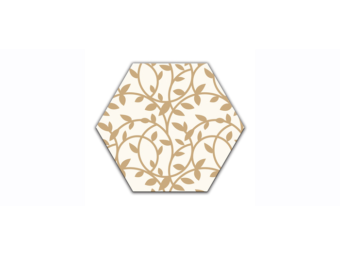 gold-swirl-design-hexagon-shaped-canvas-print-20cm-x-20cm