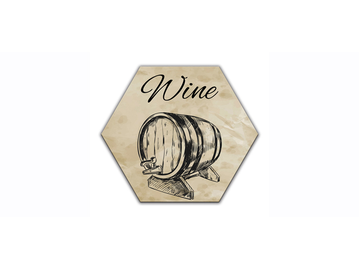 wine-barrel-design-hexagon-shaped-canvas-print-30cm-x-30cm