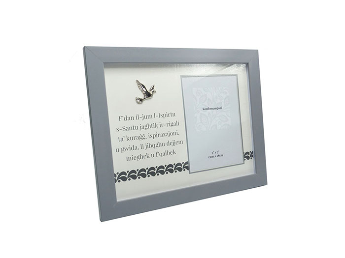 maltese-wording-confirmation-frame-silver-5-x-7-inches