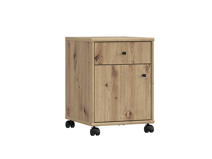 tempra-v2-under-desk-unit-on-wheels-artisan-oak-54-2cm