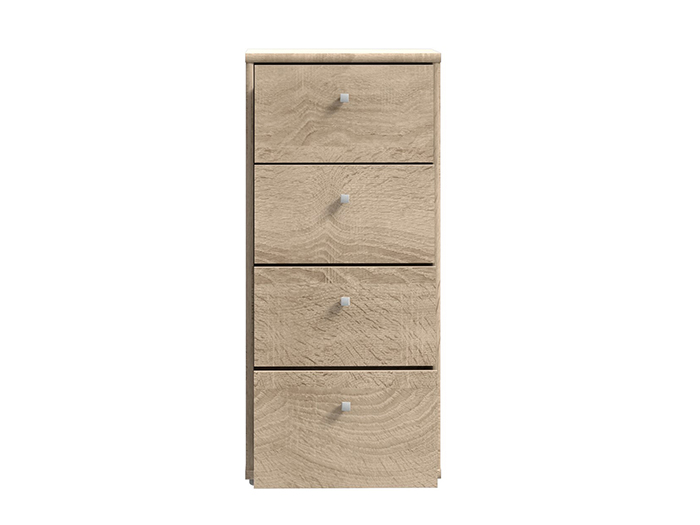 tempra-v2-low-narrow-chest-of-4-drawers-sonoma-oak-38-6cm-x-34-8cm-x-85-5cm