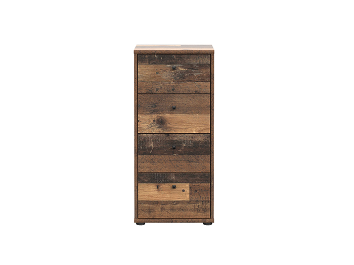 tempra-v2-low-narrow-chest-of-4-drawers-vintage-wood-38-6cm-x-34-8cm-x-85-5cm