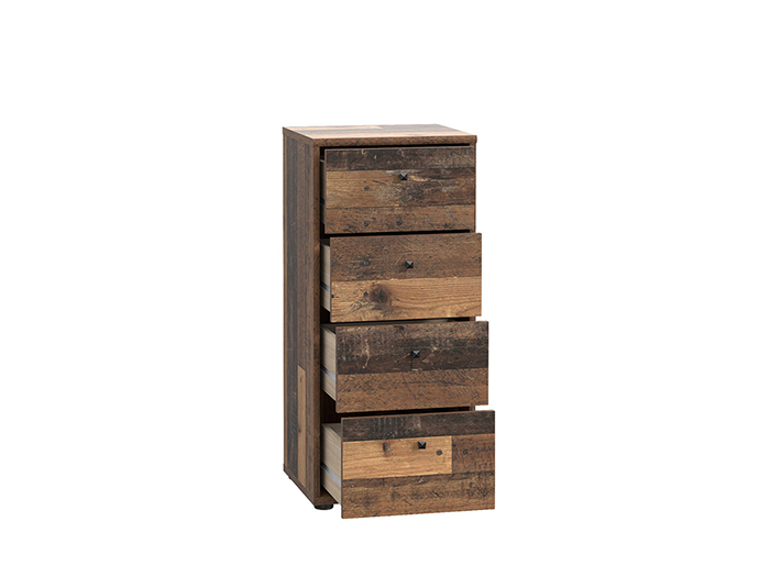tempra-v2-low-narrow-chest-of-4-drawers-vintage-wood-38-6cm-x-34-8cm-x-85-5cm