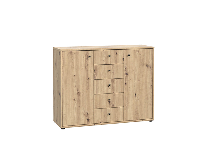 tempra-v2-storage-unit-cabinet-with-2-doors-5-drawers-artisan-oak