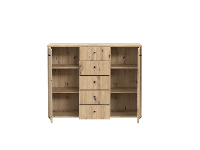 tempra-v2-storage-unit-cabinet-with-2-doors-5-drawers-artisan-oak