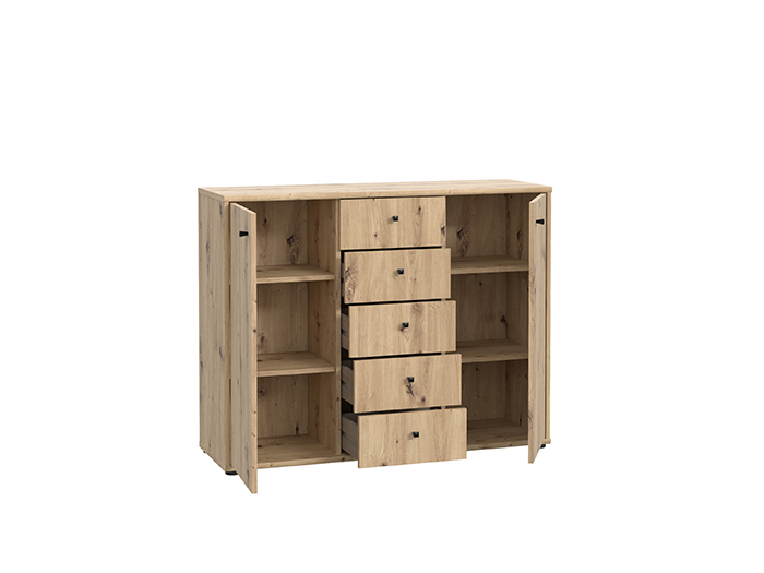 tempra-v2-storage-unit-cabinet-with-2-doors-5-drawers-artisan-oak