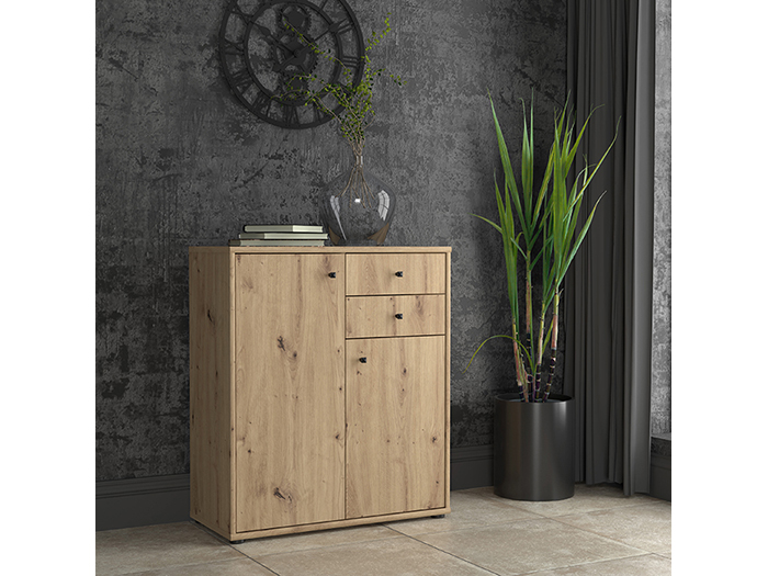 tempra-v2-storage-unit-cabinet-with-2-doors-2-drawers-artisan-oak-85-5cm