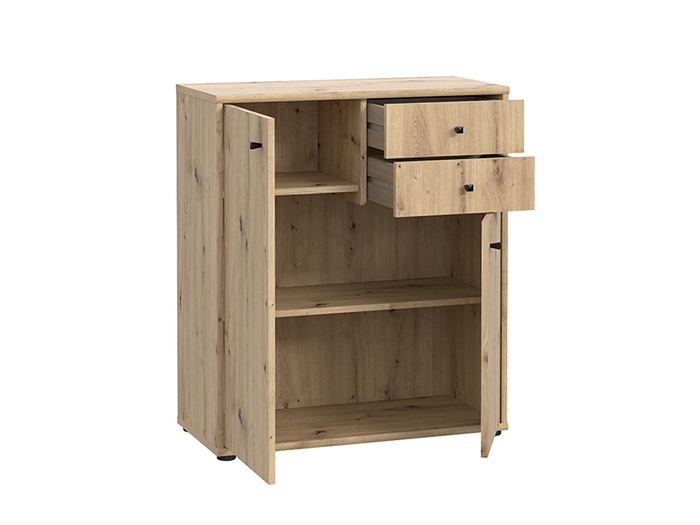 tempra-v2-storage-unit-cabinet-with-2-doors-2-drawers-artisan-oak-85-5cm