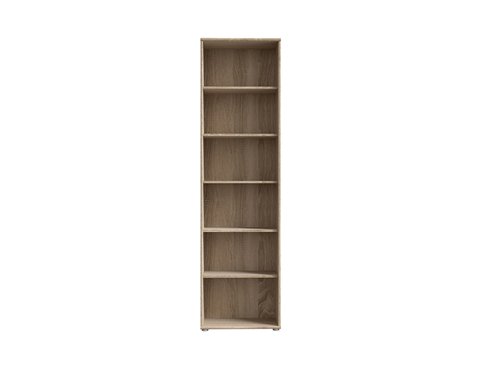 tempra-v2-narrow-open-shelf-book-case-storage-unit-sonoma-oak-198cm