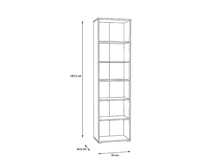 tempra-v2-narrow-open-shelf-book-case-storage-unit-sonoma-oak-198cm