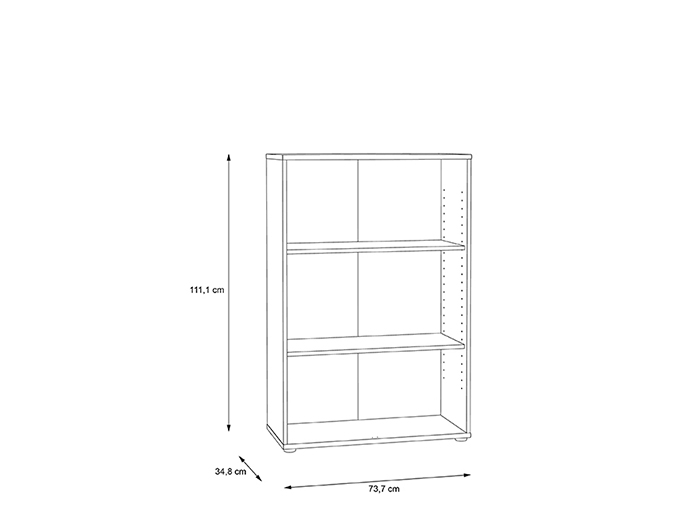 tempra-v2-3-tier-open-shelf-book-case-storage-unit-sonoma-oak-111cm