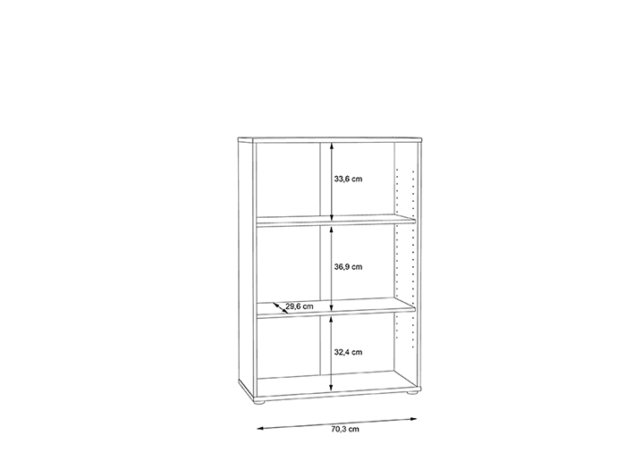 tempra-v2-3-tier-open-shelf-book-case-storage-unit-sonoma-oak-111cm