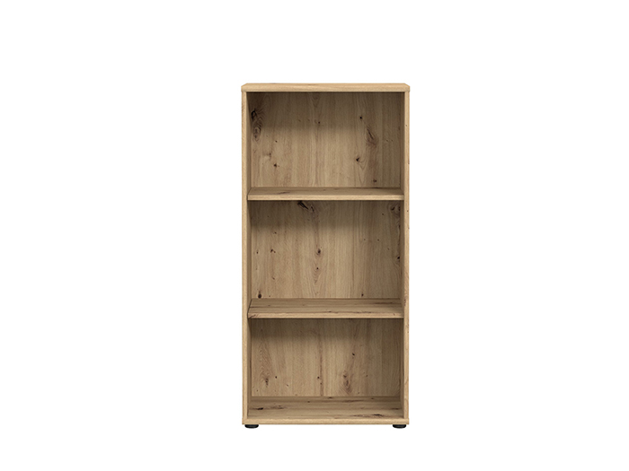 tempra-v2-narrow-3-tier-open-shelf-book-case-storage-unit-artisan-oak-111cm