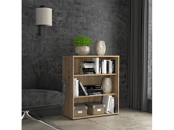 tempra-v2-low-3-tier-open-shelf-book-case-storage-unit-artisan-oak-85-5cm