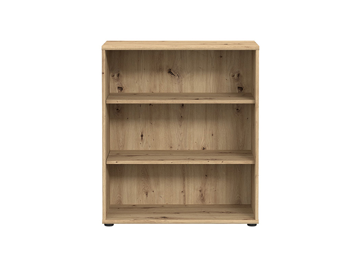 tempra-v2-low-3-tier-open-shelf-book-case-storage-unit-artisan-oak-85-5cm