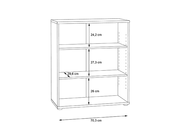 tempra-v2-low-3-tier-open-shelf-book-case-storage-unit-artisan-oak-85-5cm