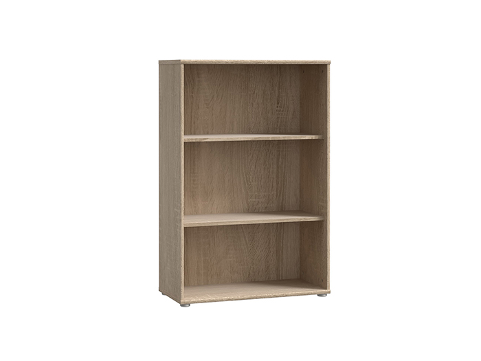 tempra-v2-low-narrow-open-shelf-book-case-storage-unit-sonoma-oak-85-5cm