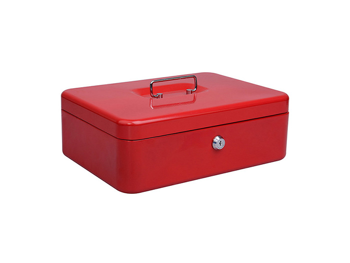 steel-cash-box-with-plastic-coin-tray-red-25cm-x-18cm