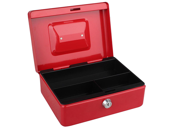 steel-cash-box-with-plastic-coin-tray-red-20cm-x-15cm