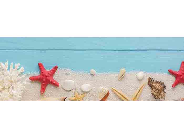 sea-shells-star-fish-design-print-canvas-110cm-x-38cm