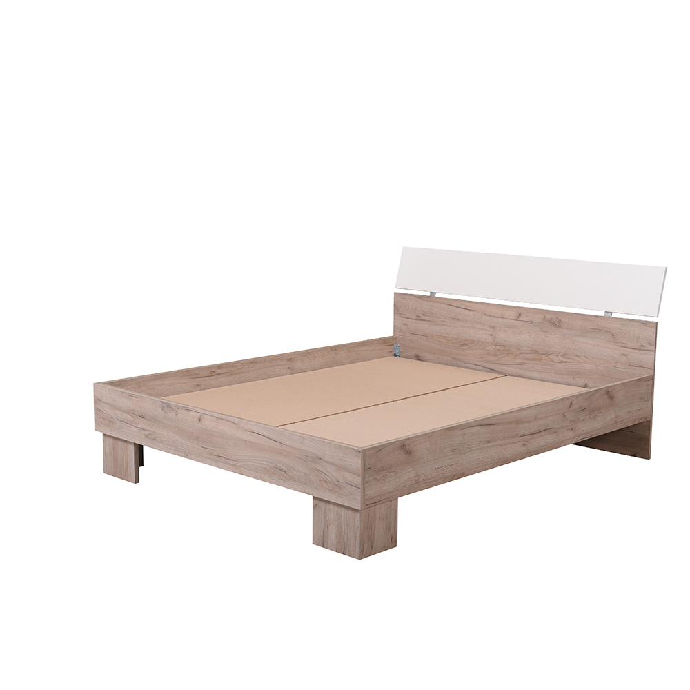 bon-double-bed-frame-white-wood-colour-160cm-x-200cm