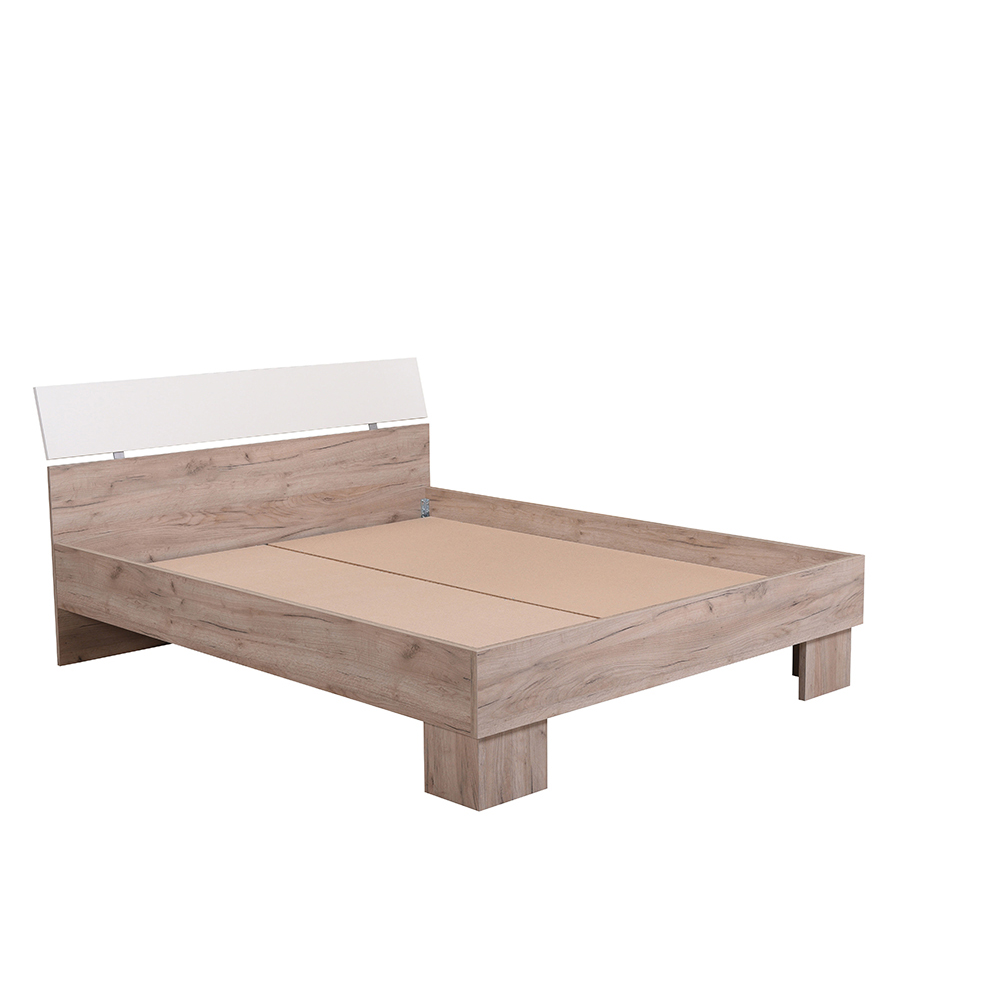 bon-double-bed-frame-white-wood-colour-160cm-x-200cm