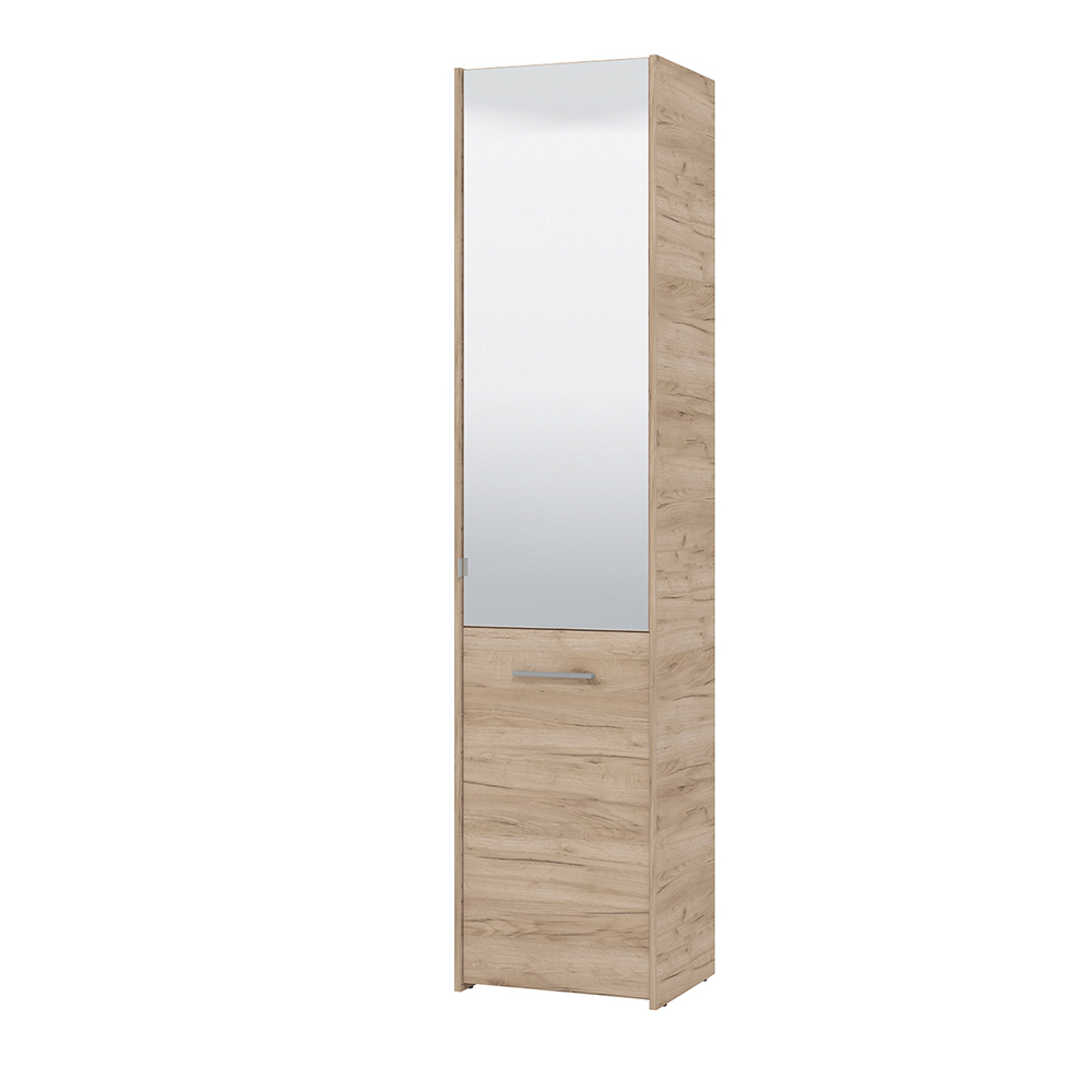 menorca-1-door-shoe-cabinet-with-mirror-grey-oak-46-5cm-x-37-5cm-x-199cm