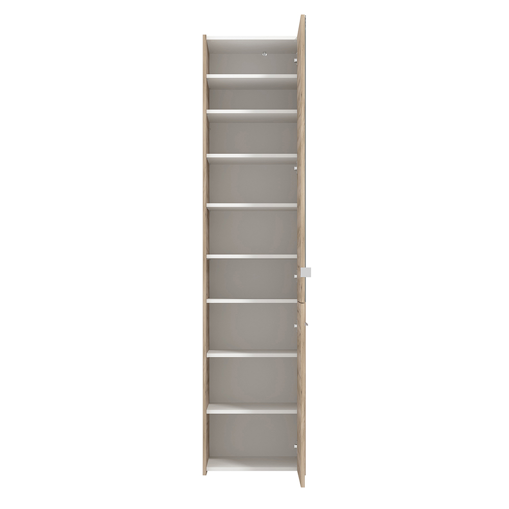 menorca-1-door-shoe-cabinet-with-mirror-grey-oak-46-5cm-x-37-5cm-x-199cm