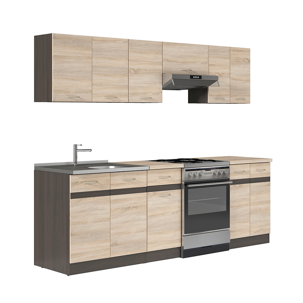 junona-kitchen-composition-sonoma-wenge-oak-240cm