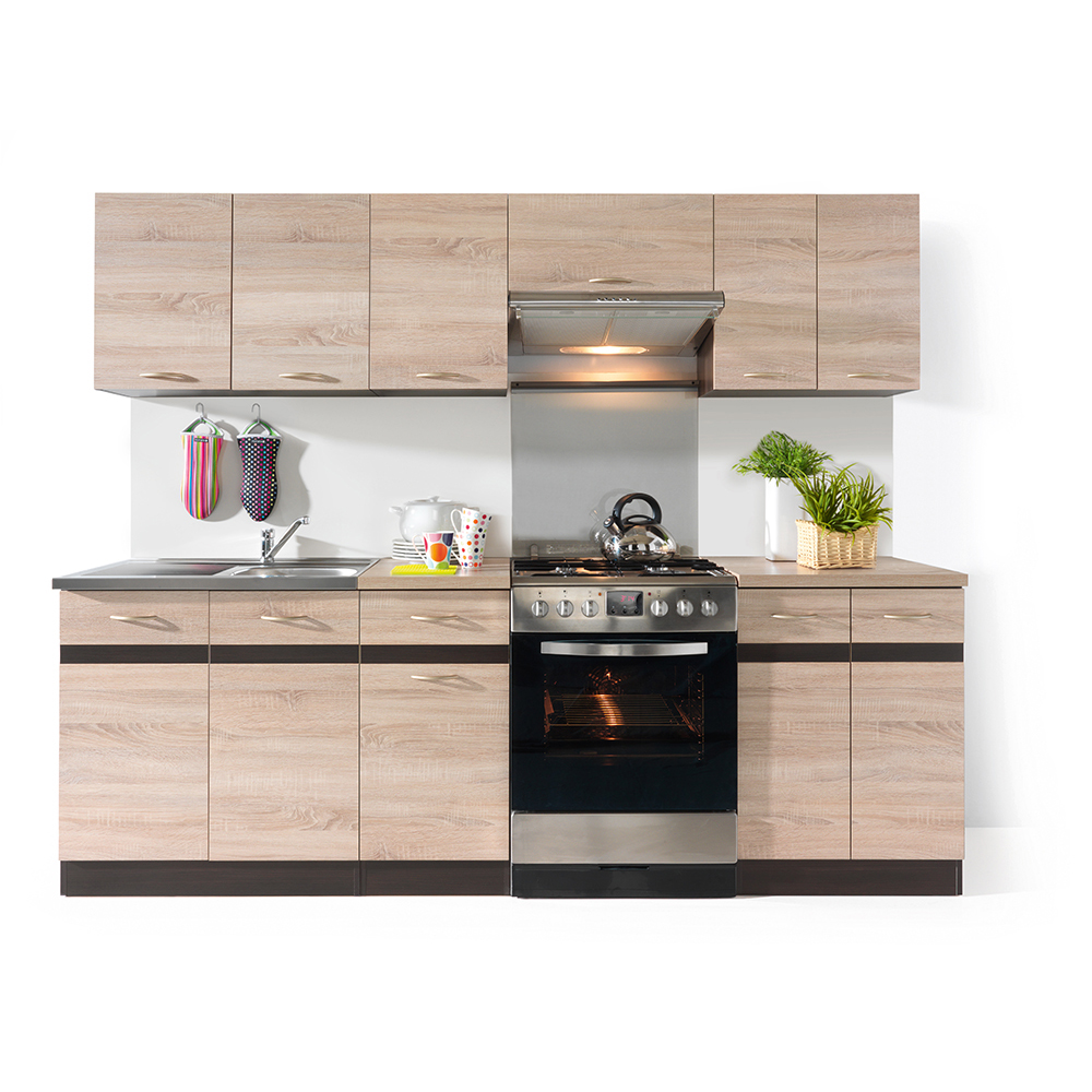 junona-kitchen-composition-sonoma-wenge-oak-240cm