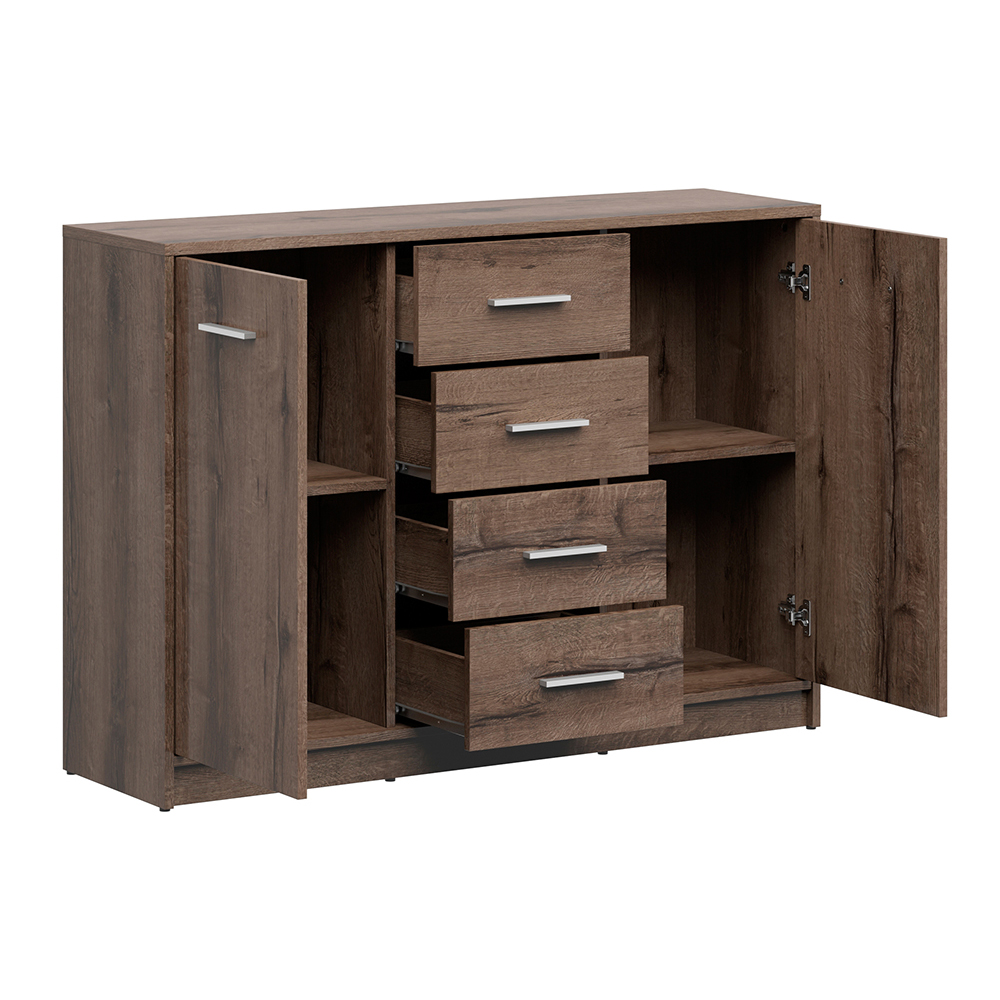 nepo-plus-chest-of-4-drawers-2-doors-monastery-oak-118-5cm-x-34cm-x-84cm