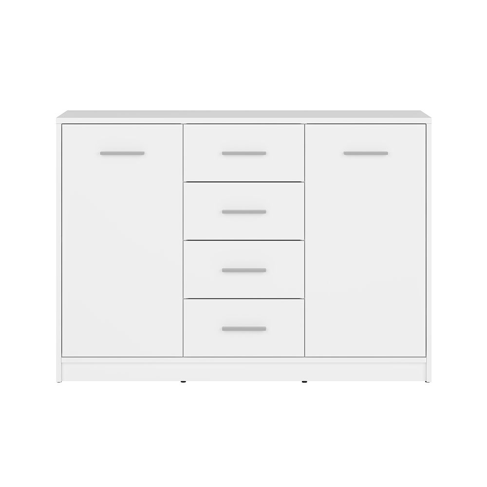 nepo-plus-chest-of-4-drawers-2-doors-white