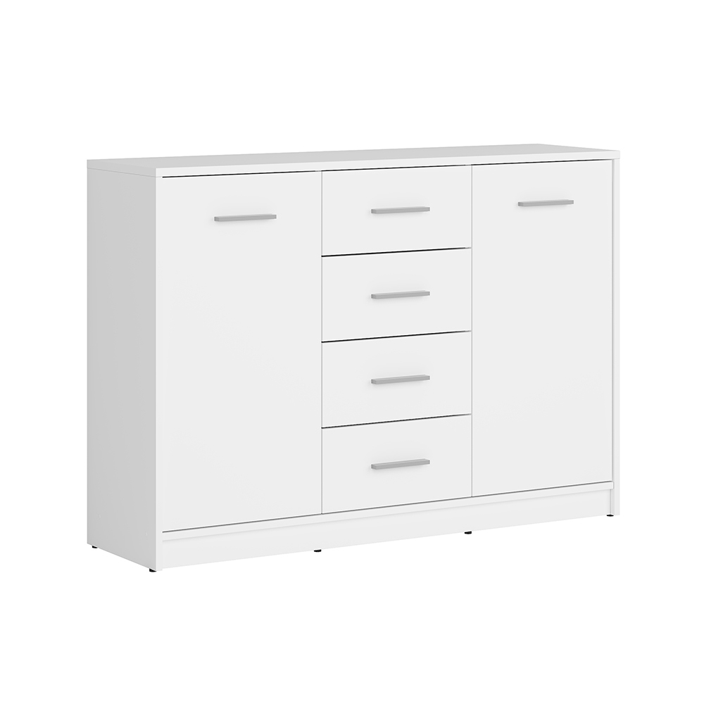 nepo-plus-chest-of-4-drawers-2-doors-white