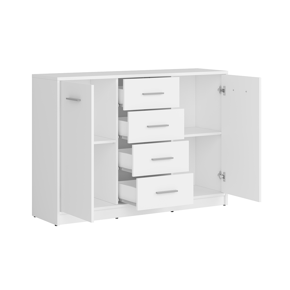 nepo-plus-chest-of-4-drawers-2-doors-white