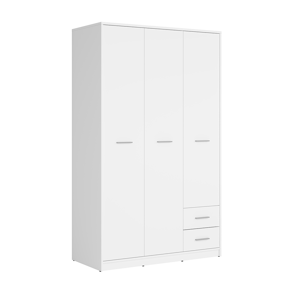 nepo-plus-3-doors-wardrobe-with-2-drawers-white
