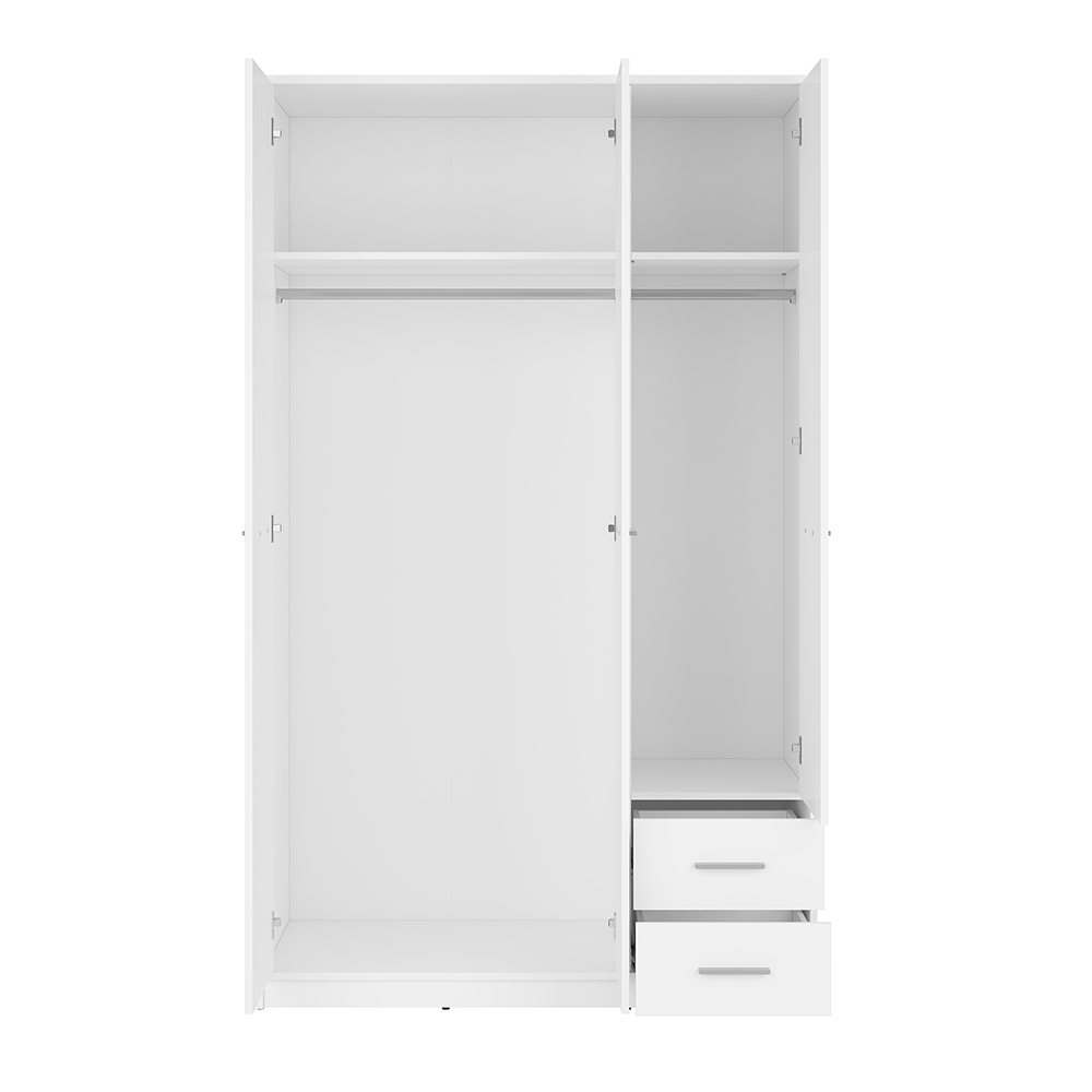 nepo-plus-3-doors-wardrobe-with-2-drawers-white