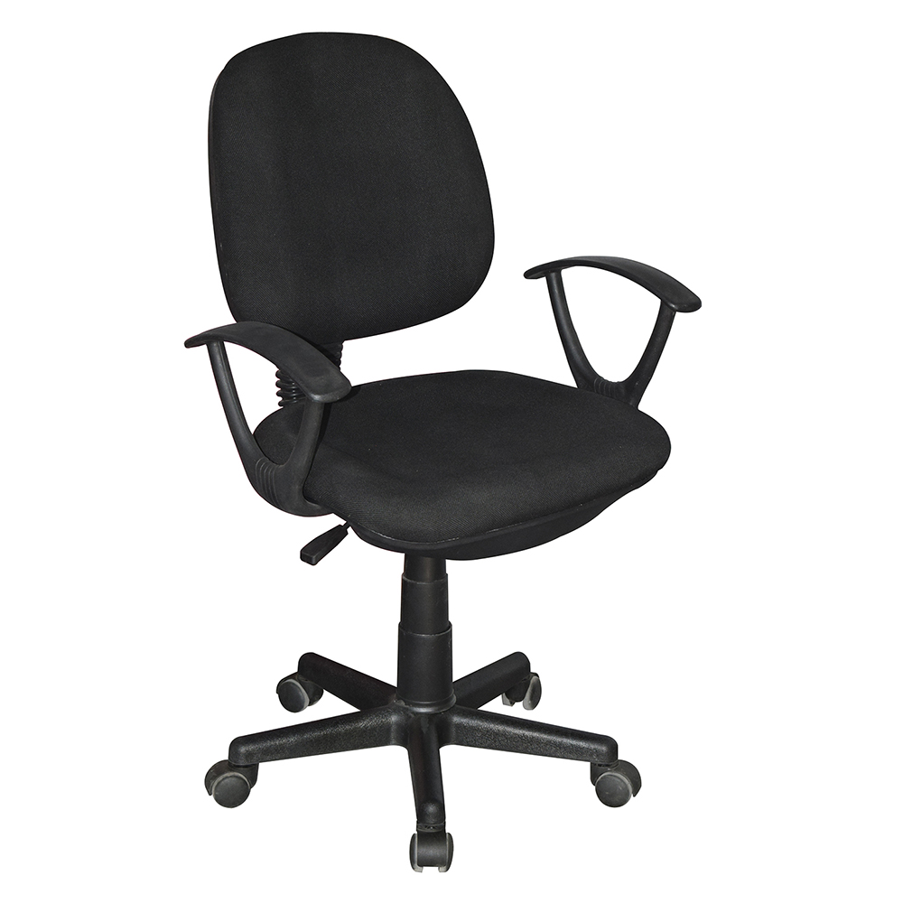 fabric-padded-office-armchair-black