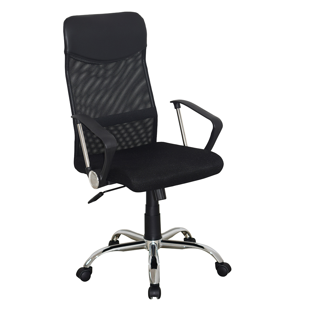 mesh-fabric-executive-high-back-office-armchair-black-60cm-x-69cm-x-107-117cm