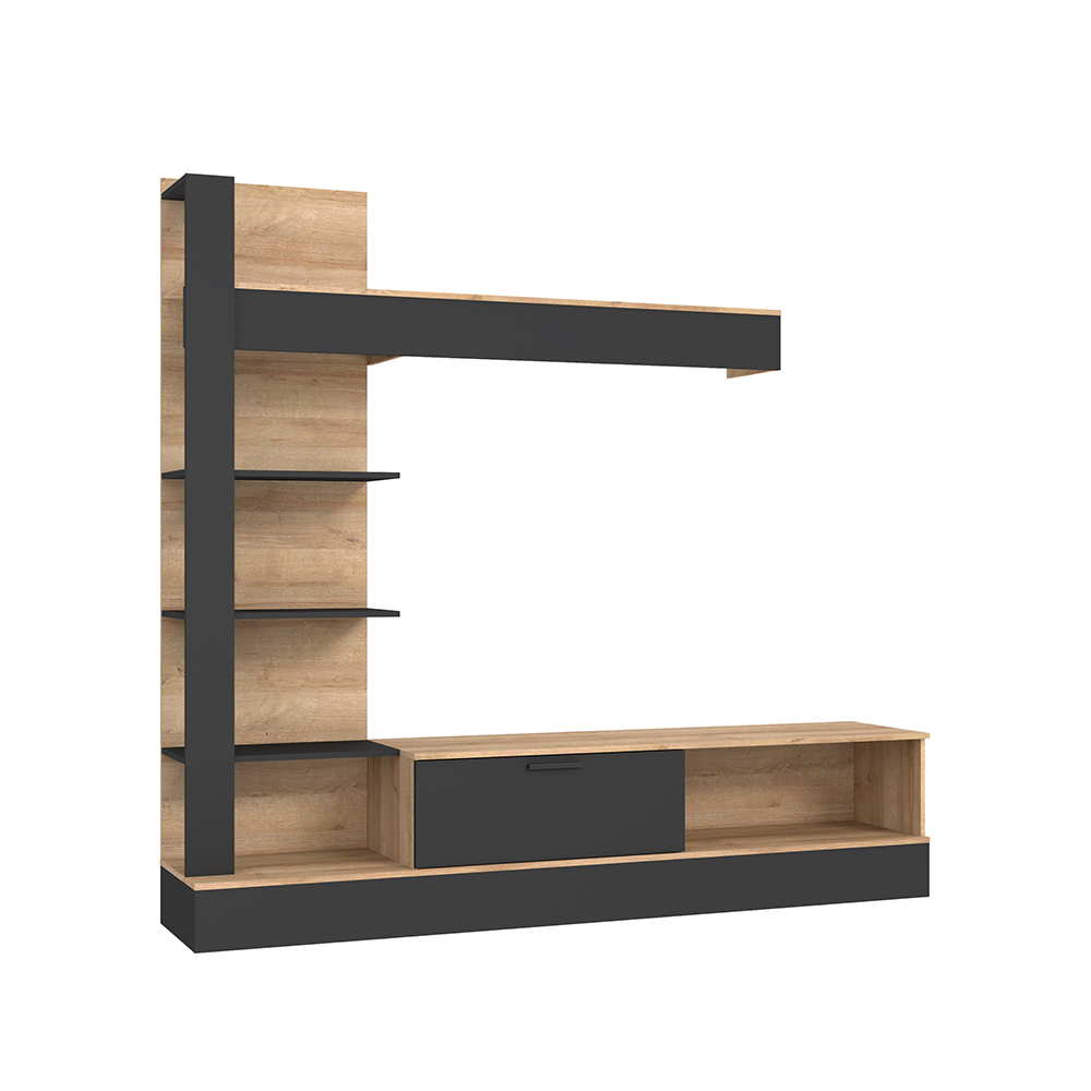 geluza-wall-unit-dark-grey-medium-oak-205cm