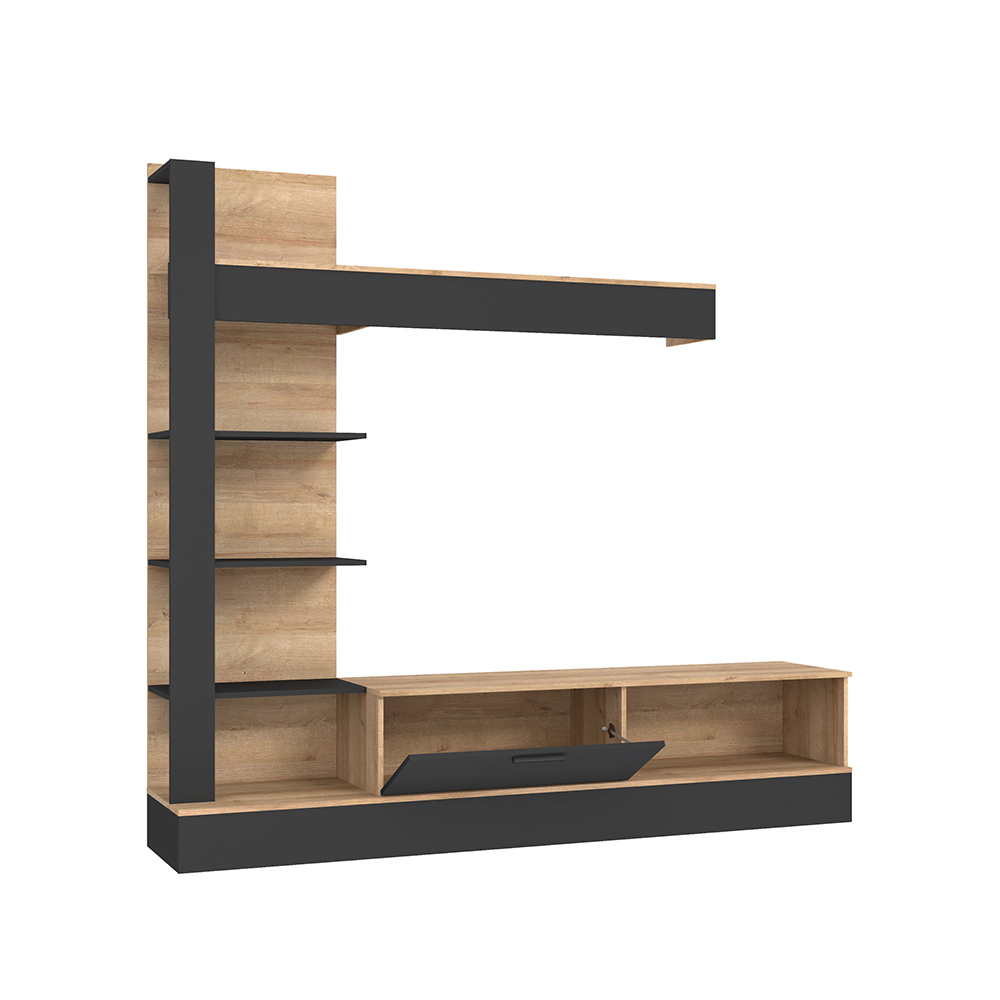 geluza-wall-unit-dark-grey-medium-oak-205cm